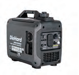 Inverter Generator, Gasoline, Recoil Start, 120V, 15/19